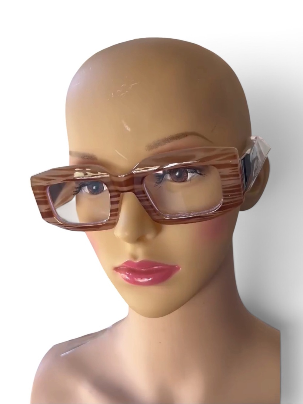 Oversized Tortoiseshell Square Frame Sunglasses - Brown/Black